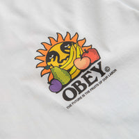 Obey The Future Is The Fruits Of Our Labour T-Shirt - White thumbnail
