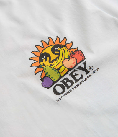 Obey The Future Is The Fruits Of Our Labour T-Shirt - White