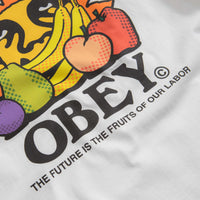 Obey The Future Is The Fruits Of Our Labour T-Shirt - White thumbnail