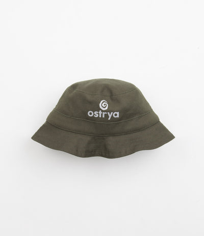 Ostrya Otis Hemp Bucket Hat in Forest Night