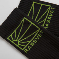 Rassvet Logo Socks - Black thumbnail