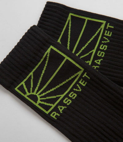 Rassvet Logo Socks - Black