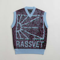 Rassvet Mesh Camo Sleeveless Jumper in Blue thumbnail
