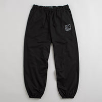 PACCBET Mini Logo Sweatpants - Black thumbnail