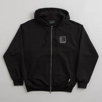 Rassvet Mini Logo Zip Hoodie in Black thumbnail