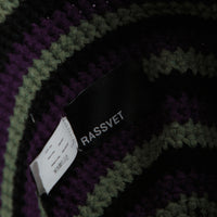 Rassvet Striped Knitted Bucket Hat - Stripes thumbnail