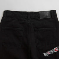 PACCBET Typo Classic Jeans - Black thumbnail