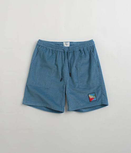 Parlez Campbell Cord Shorts - Dusty Blue