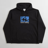 Parlez Lapstrake Hoodie - Black thumbnail