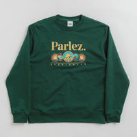Parlez Reefer Crewneck Sweatshirt - Deep Green thumbnail