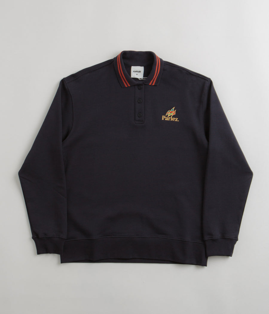 Parlez Savanah Button Down Sweatshirt - Navy