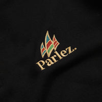 Parlez Wanstead 1/4 Zip Sweatshirt - Black thumbnail