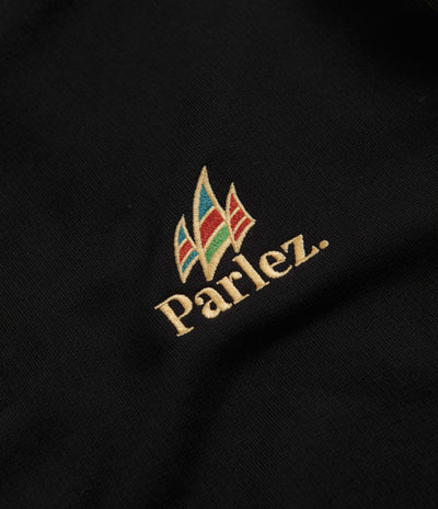Parlez Wanstead 1/4 Zip Sweatshirt - Black