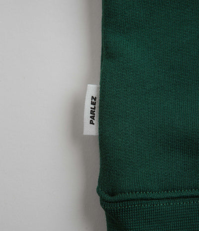 Parlez Wanstead 1/4 Zip Sweatshirt - Deep Green