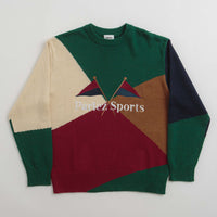 Parlez Yard Knit Crewneck Sweatshirt - Navy / Multi thumbnail