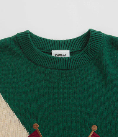 Parlez Yard Knit Crewneck Sweatshirt - Navy / Multi