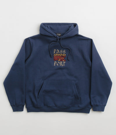 Pass Port Antler Hoodie - Navy