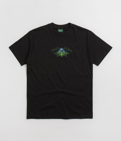 Pass Port Bloom Organic T-Shirt - Black