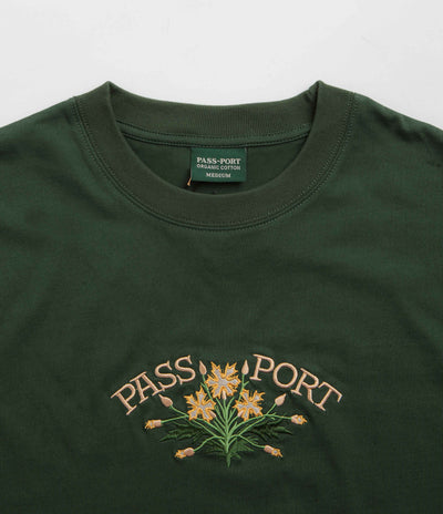 Pass Port Bloom Organic T-Shirt - Forest Green
