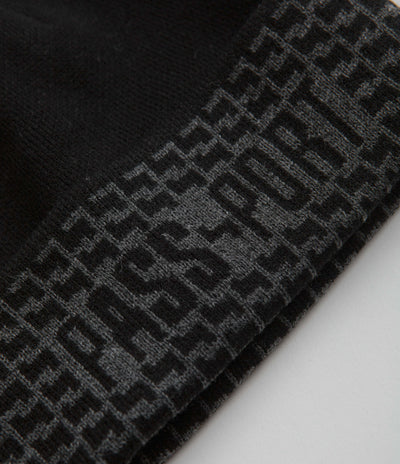 Pass Port Drain Beanie - Black / Steel