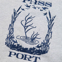 Pass Port Everglade Embroidery Crewneck Sweatshirt - Ash Heather thumbnail