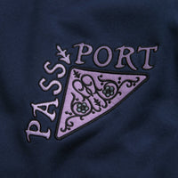 Pass Port Manuscript Crewneck Sweatshirt - Navy thumbnail
