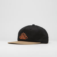 Pass Port Manuscript Workers Cap - Black / Sand thumbnail