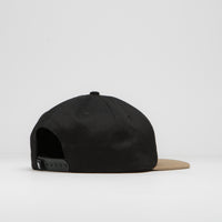 Pass Port Manuscript Workers Cap - Black / Sand thumbnail