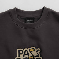 Pass Port Master-Sound Embroidered Crewneck Sweatshirt - Tar thumbnail