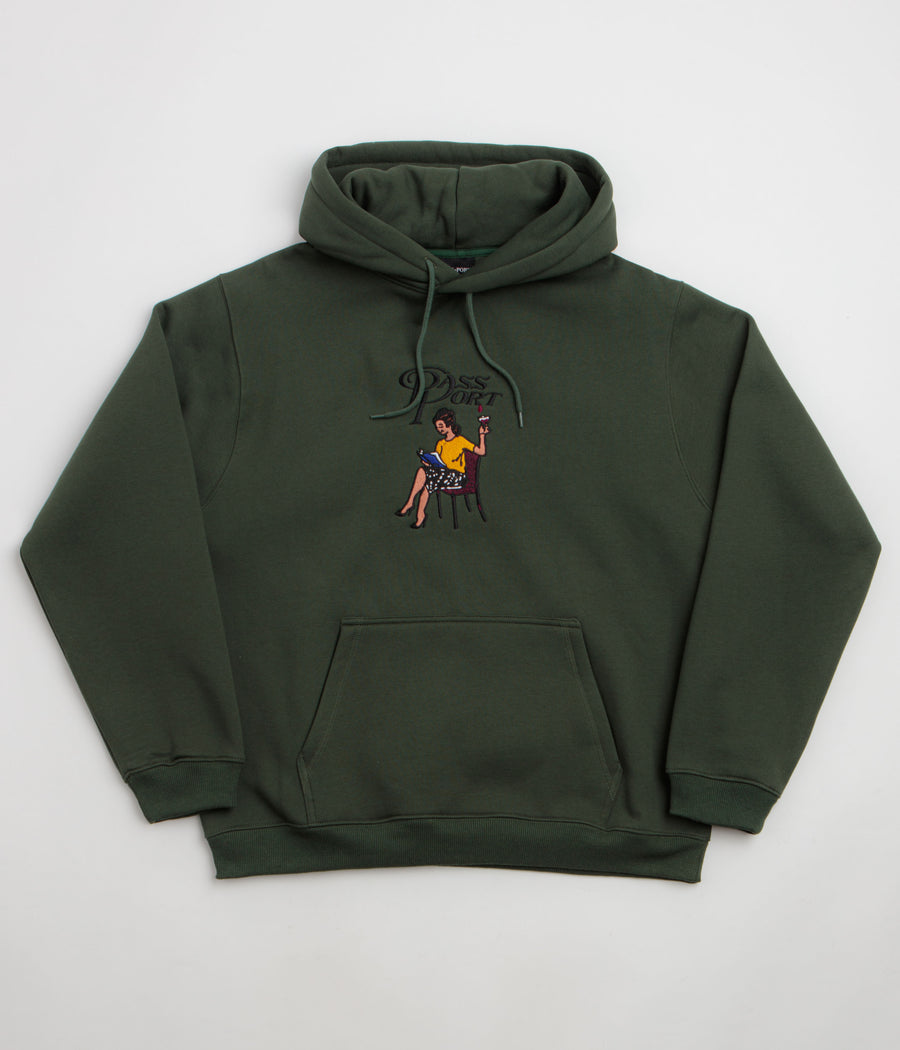 Pass Port Minimal Output Hoodie - Forest Green