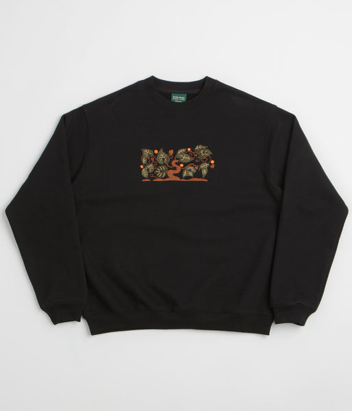 Pass Port Orchard Organic Crewneck Sweatshirt - Black | flatspot