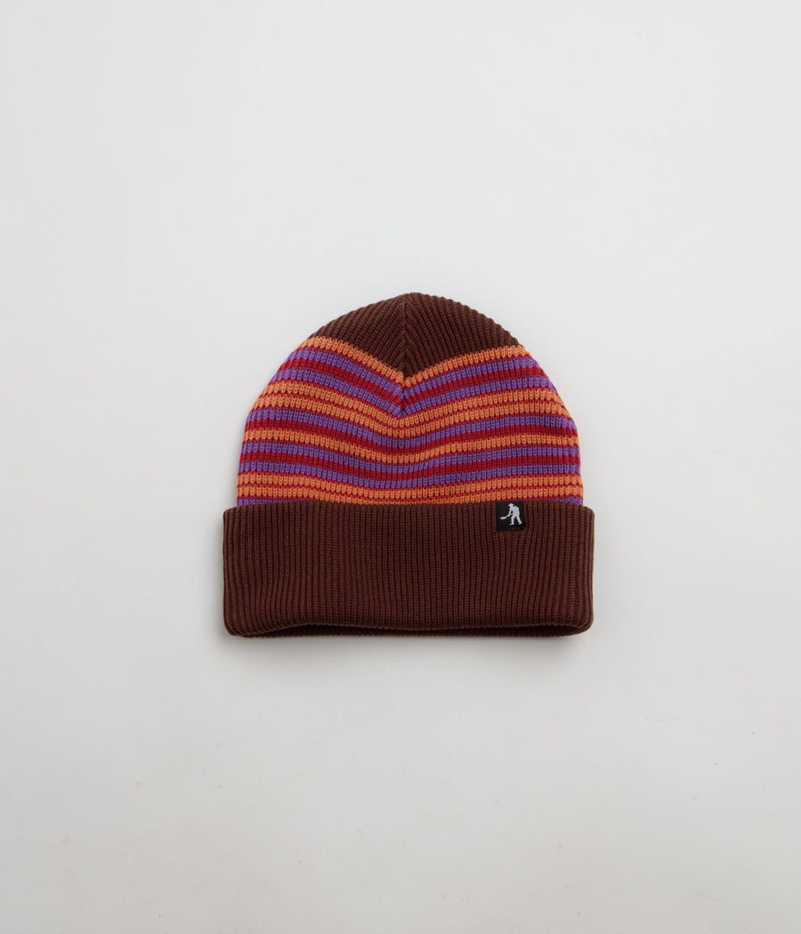 Pass Port Organic Cotton Stripe Beanie - Orange