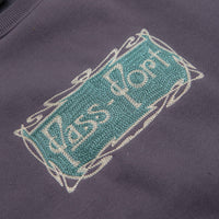 Pass Port Plume Crewneck Sweatshirt - Dusty Blue thumbnail