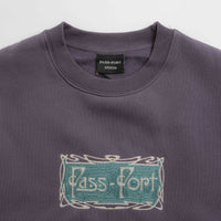 Pass Port Plume Crewneck Sweatshirt - Dusty Blue thumbnail