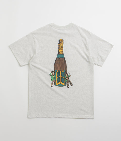 Pass Port Wine Em T-Shirt - Ash