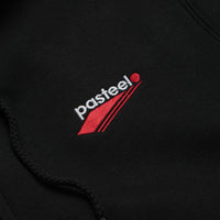 Pasteelo Embroidered O.G. Zip Hoodie in Black thumbnail