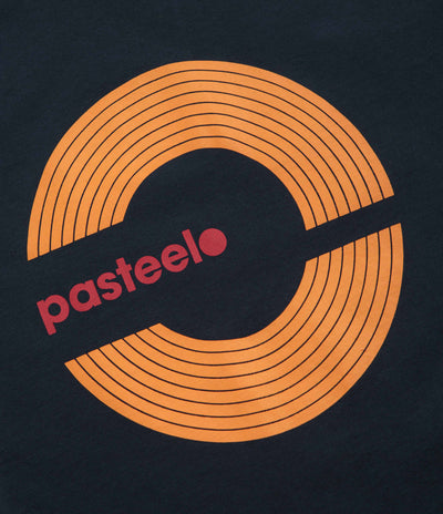 Pasteelo Grooves Long Sleeve T-Shirt in Navy