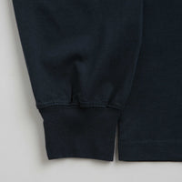 Pasteelo Grooves Long Sleeve T-Shirt in Navy thumbnail
