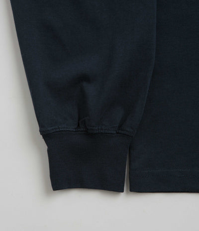 Pasteelo Grooves Long Sleeve T-Shirt in Navy