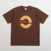 Pasteelo Grooves T-Shirt in Coffee thumbnail