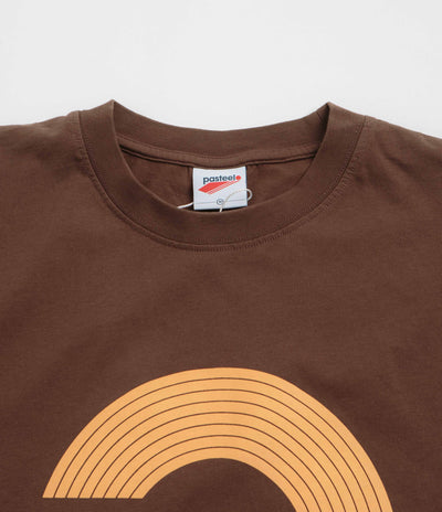Pasteelo Grooves T-Shirt in Coffee