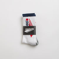Pasteelo O.G. ATL Socks in White and Red / Grey thumbnail