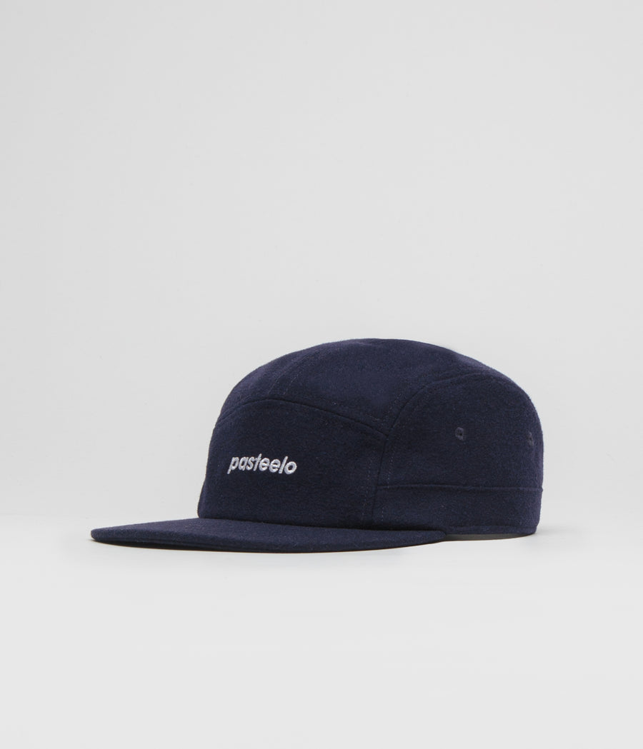 Pasteelo Wool Blend Cap in Navy