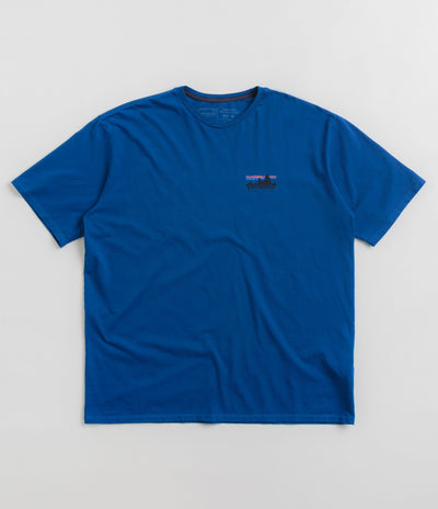 Patagonia 73 Skyline Organic T-Shirt - Endless Blue