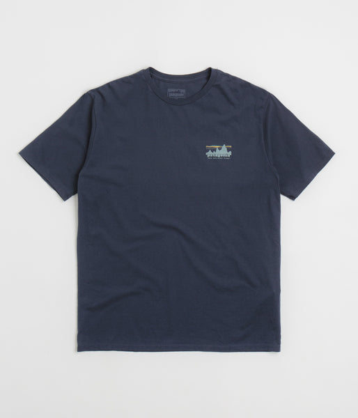 Patagonia 73 Skyline Organic T-Shirt - New Navy | Flatspot