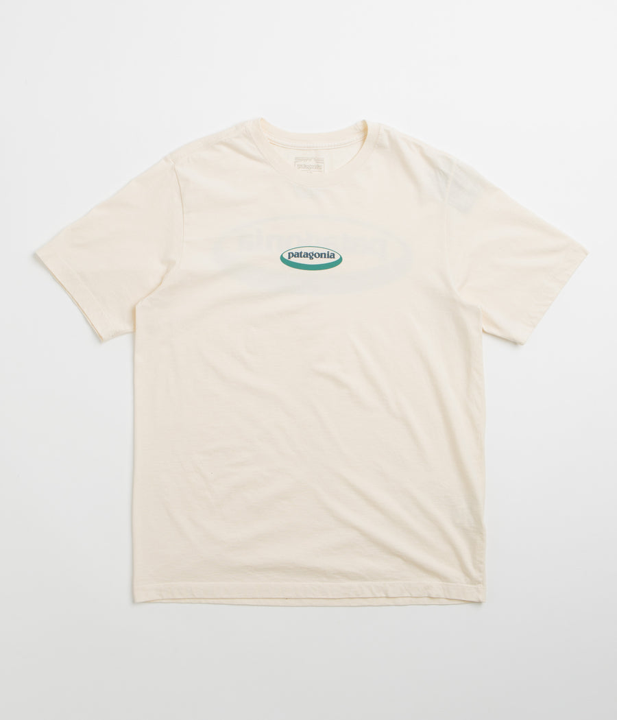 Patagonia 95 Oval Logo T-Shirt - Undyed Natural