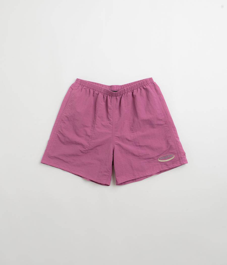 Patagonia Baggies 5" Shorts - 95 Oval Logo: Faded Magenta