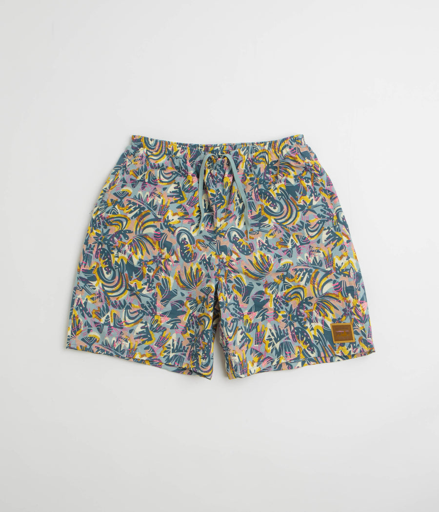 Patagonia Baggies Longs 7" Shorts in Wild Botanist: Tidal Teal