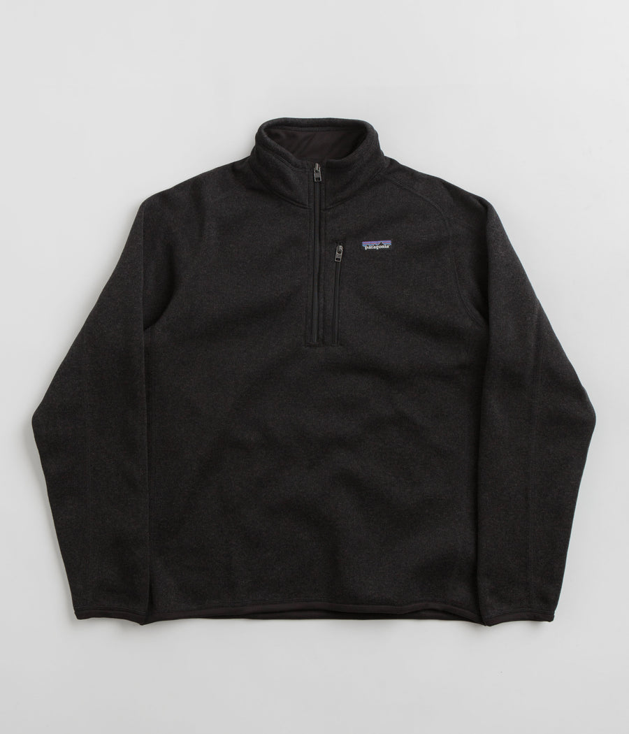 Patagonia Better Sweater 1/4 Zip Sweatshirt - Black