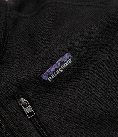 Patagonia Better Sweater 1/4 Zip Sweatshirt - Black